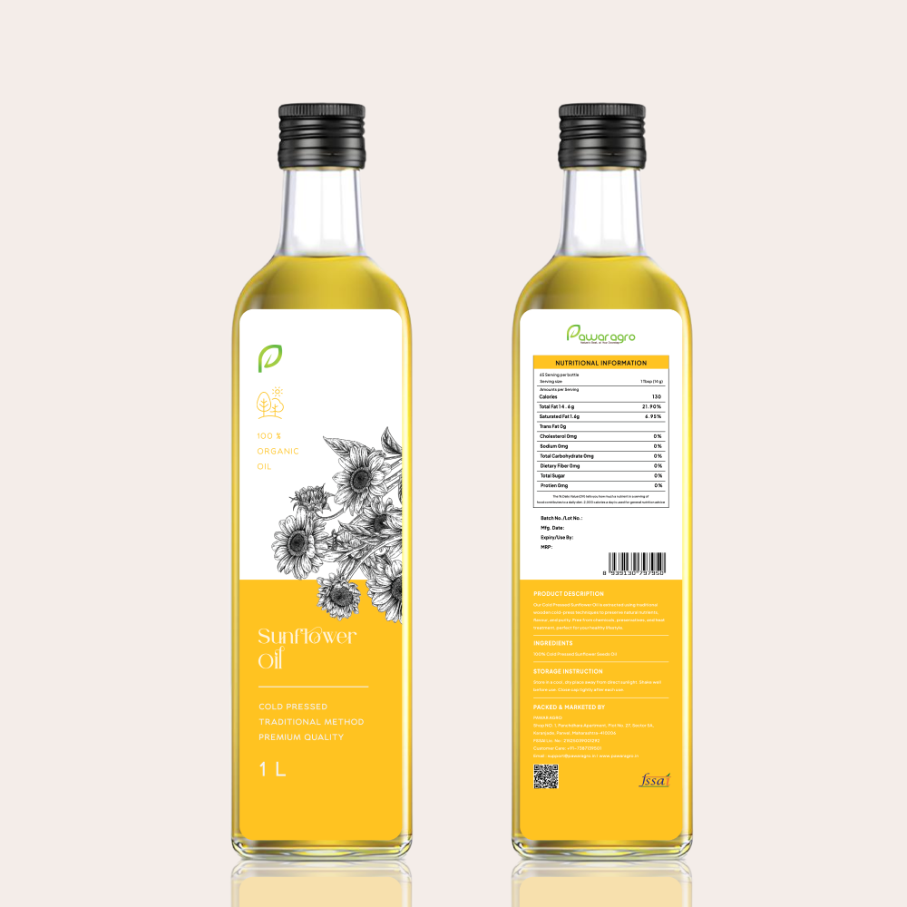 Cold Pressed Sunflower Oil